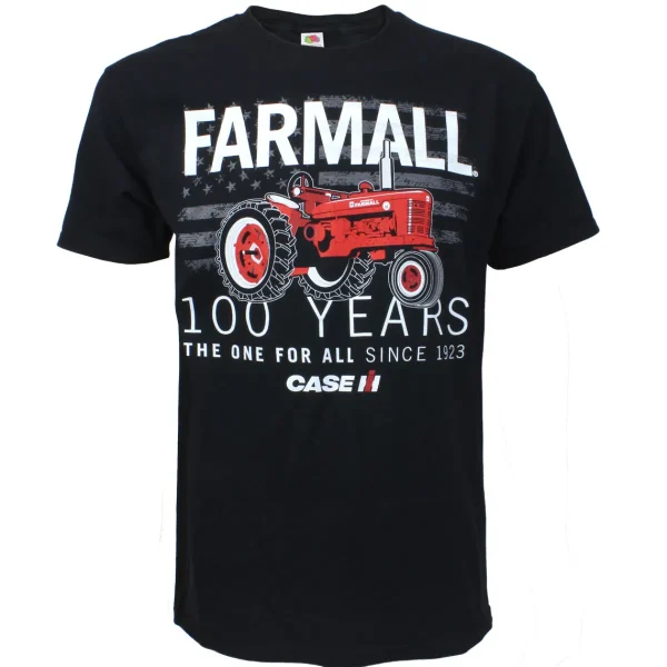 Outback Toys Ih Farmall<Farmall 100 Years Black Short Sleeve T-Shirt
