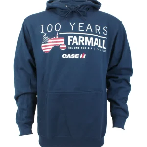 Outback Toys Case Ih & Ji Case<Farmall 100 Years Navy Hooded Sweatshirt