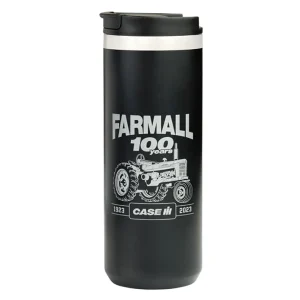 Outback Toys Kitchen<Farmall 100 Years 18oz Stainless Steel Black Travel Tumbler