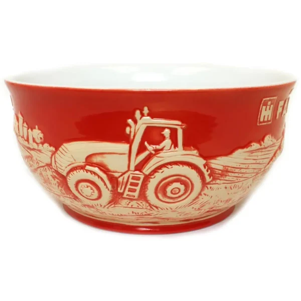 Outback Toys Kitchen<Farmall Large Raised-Relief Stoneware Bowl