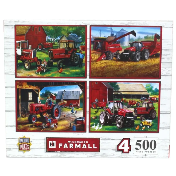 Outback Toys Games & Puzzles<Farmall 4-Pack of 500 Piece Puzzles