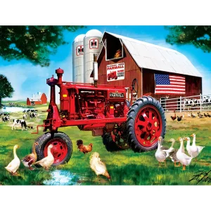 Outback Toys Games & Puzzles<Farmall Red Nostalgia 1000 Piece Puzzle with Poster