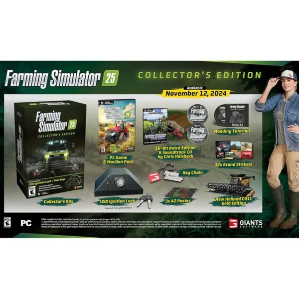 Outback Toys Books, Calendars & Dvds | Games & Puzzles<Farming Simulator 25 Collector's Edition for PC