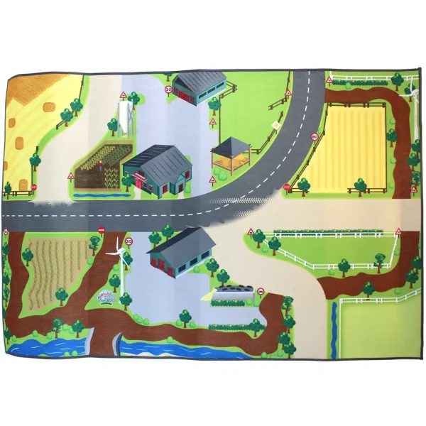 Manufacturer_Universal Hobbies Wooden Barns & Large Accessories | Play Animals & Accessories<Farm-Themed 59in x 39in Playmat by Kids Globe