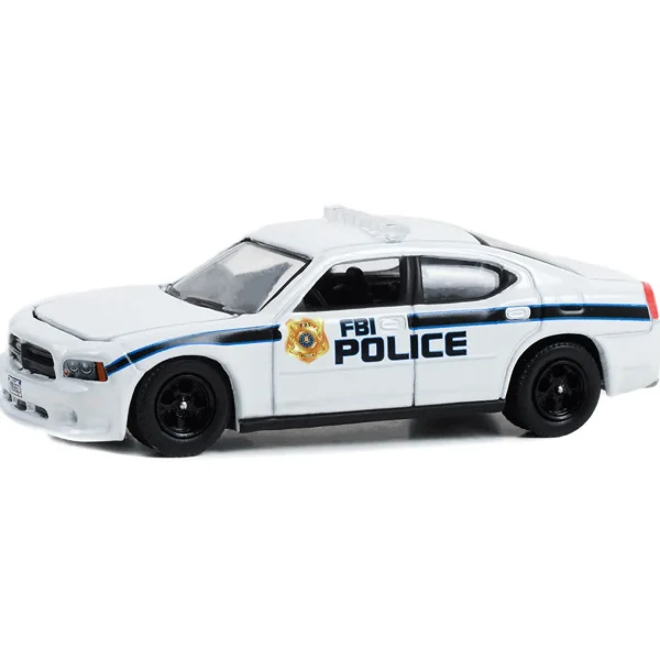 Manufacturer_Greenlight Collectibles Emergency Vehicles<1/64 2008 FBI Dodge Charger, Hobby Exclusive Hot Pursuit Special Edition