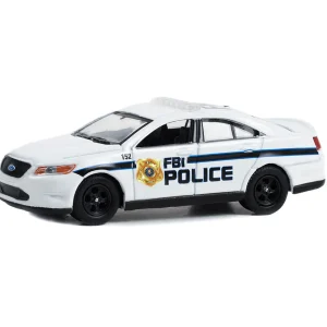 Manufacturer_Greenlight Collectibles Emergency Vehicles<1/64 2013 FBI Ford Police Interceptor, Hobby Exclusive Hot Pursuit Special Edition