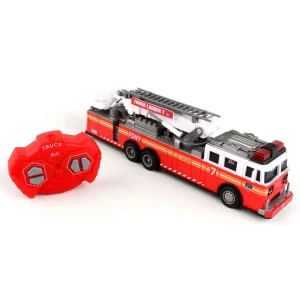 Outback Toys Emergency Vehicles<FDNY Radio Control 11" Ladder Fire Truck with Lights & Sounds