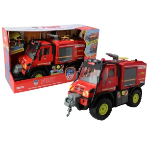 Outback Toys Emergency Vehicles<FDNY Rescue Truck with Water Gun & Drone