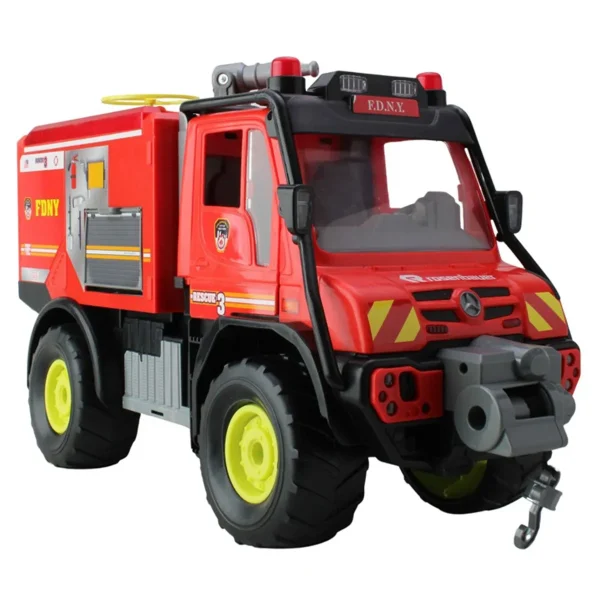 Outback Toys Emergency Vehicles<FDNY Rescue Truck with Water Gun & Drone