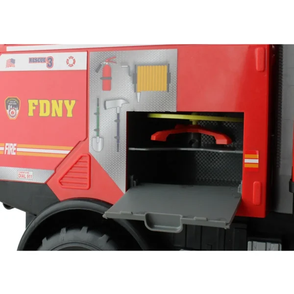 Outback Toys Emergency Vehicles<FDNY Rescue Truck with Water Gun & Drone