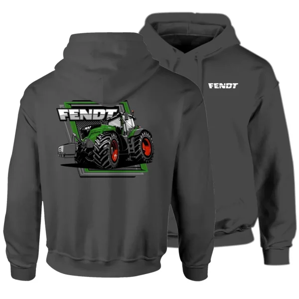Outback Toys Agco, Allis, Massey & More<Fendt 1050 Tractor Charcoal Grey Hooded Sweatshirt
