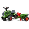 Manufacturer_Falk Agco, Massey & More<Fendt Ride-on & Push-along Tractor w/ Trailer, Rake, Shovel & 2 Sticker Sets by Falk