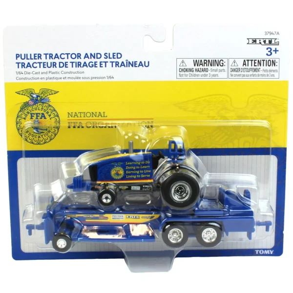 Manufacturer_ERTL Pulling Tractors<1/64 FFA "Learning to Do" Pulling Tractor & Sled