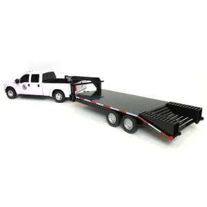 Manufacturer_Big Country Toys Big Country Toys<1/20 Flatbed Gooseneck Trailer with Ramps by Big Country Toys