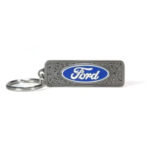 Manufacturer_SpecCast Tools & Auto<Ford Blue Oval Enamel Logo Keychain
