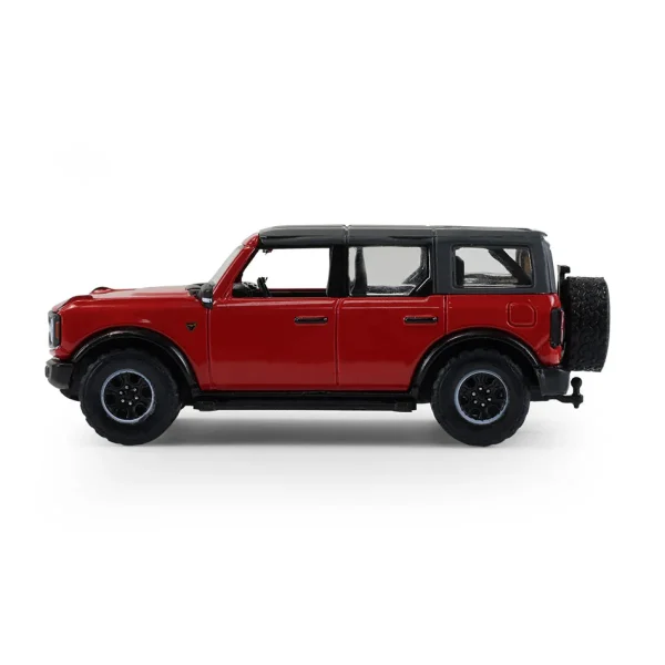 Manufacturer_Greenlight Collectibles Cars & Suvs<1/64 2024 Ford Bronco 4-Door Badlands, Hot Pepper Red Metallic, Showroom Floor Series 7