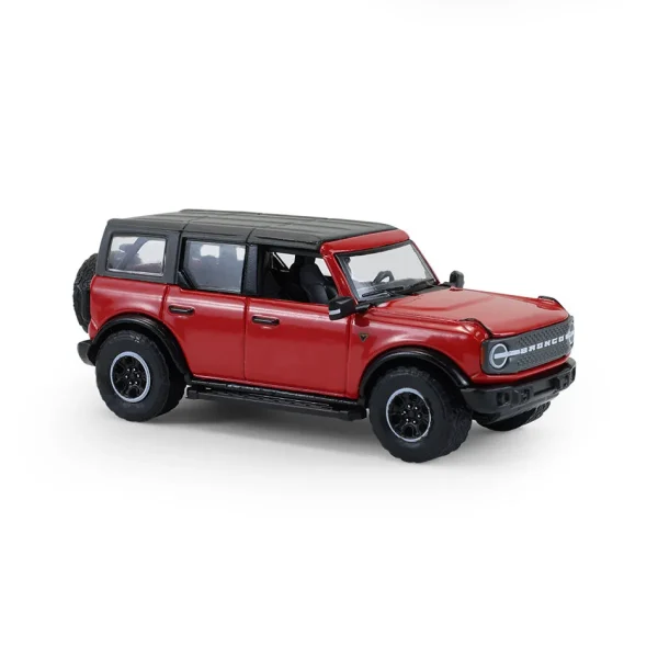 Manufacturer_Greenlight Collectibles Cars & Suvs<1/64 2024 Ford Bronco 4-Door Badlands, Hot Pepper Red Metallic, Showroom Floor Series 7