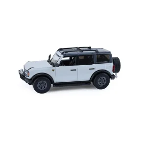 Manufacturer_Greenlight Collectibles Cars & Suvs<1/64 2021 Ford Bronco 4-Door Badlands, Cactus Grey with Utility Trailer & Motorcycle, Hitch & Tow Series 33