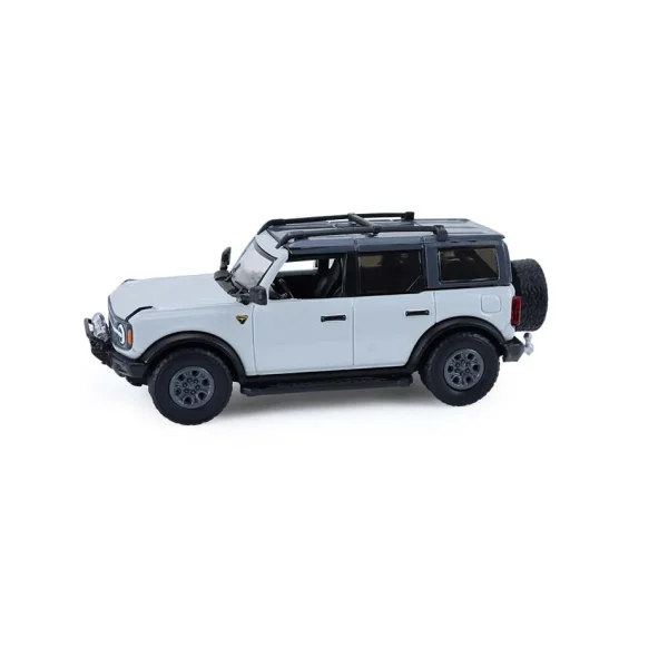 Manufacturer_Greenlight Collectibles Cars & Suvs<1/64 2021 Ford Bronco 4-Door Badlands, Cactus Grey with Utility Trailer & Motorcycle, Hitch & Tow Series 33
