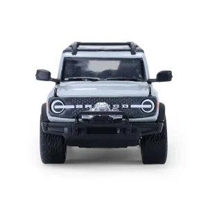 Manufacturer_Greenlight Collectibles Cars & Suvs<1/64 2021 Ford Bronco 4-Door Badlands, Cactus Grey with Utility Trailer & Motorcycle, Hitch & Tow Series 33