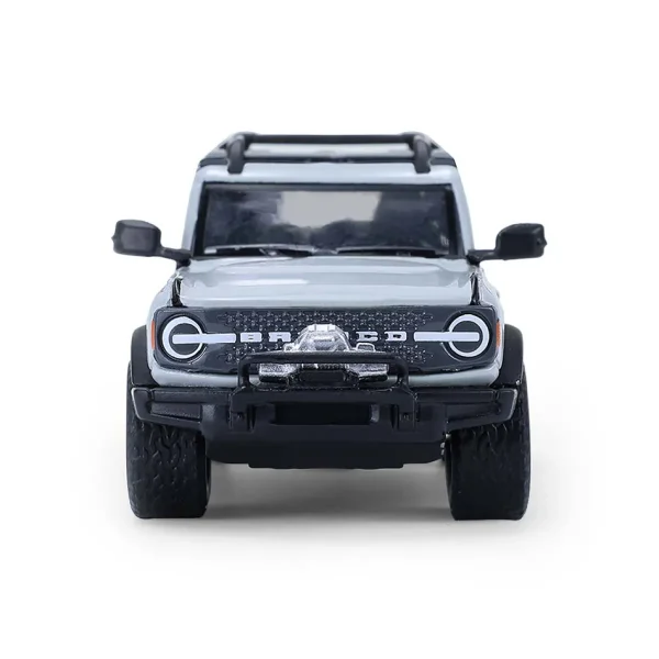 Manufacturer_Greenlight Collectibles Cars & Suvs<1/64 2021 Ford Bronco 4-Door Badlands, Cactus Grey with Utility Trailer & Motorcycle, Hitch & Tow Series 33