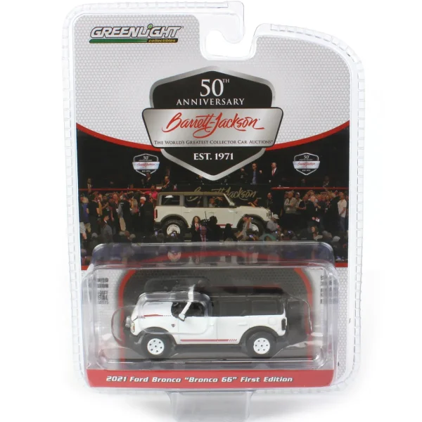 Manufacturer_Greenlight Collectibles Cars & Suvs<1/64 2021 Ford Bronco First Edition (Bronco 66), Barrett Jackson Scottsdale Series 11