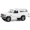 Manufacturer_Greenlight Collectibles Cars & Suvs<1/64 1993 Ford Bronco XLT, Oxford White, Hobby Exclusive