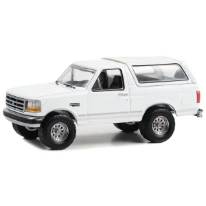 Manufacturer_Greenlight Collectibles Cars & Suvs<1/64 1993 Ford Bronco XLT, Oxford White, Hobby Exclusive