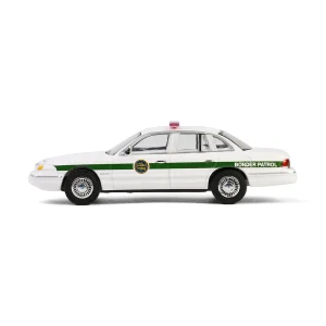 Manufacturer_Greenlight Collectibles Cars & Suvs | Emergency Vehicles<1/64 1997 Ford Crown Victoria, US Customs & Border Patrol, Hot Pursuit Special Edition