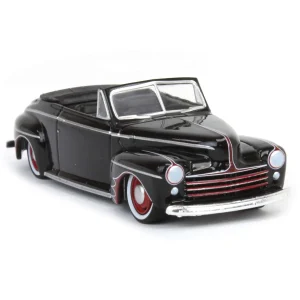 Manufacturer_Greenlight Collectibles Cars & Suvs<1/64 1947 Ford Deluxe Convertible Lowrider, Black & Red, California Lowriders Series 5