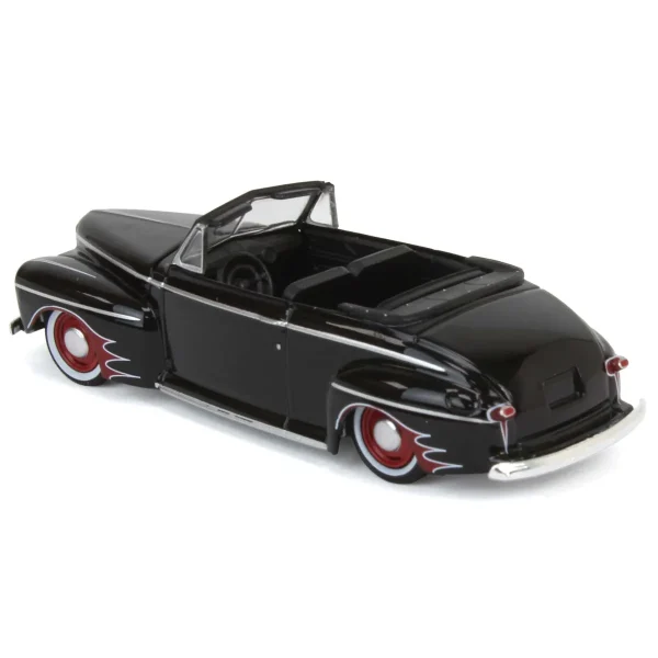 Manufacturer_Greenlight Collectibles Cars & Suvs<1/64 1947 Ford Deluxe Convertible Lowrider, Black & Red, California Lowriders Series 5