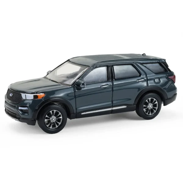 Manufacturer_Greenlight Collectibles Cars & Suvs<1/64 2024 Ford Explorer, Stone Blue, Showroom Floor Series 7