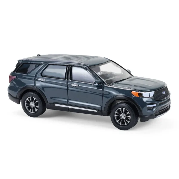 Manufacturer_Greenlight Collectibles Cars & Suvs<1/64 2024 Ford Explorer, Stone Blue, Showroom Floor Series 7
