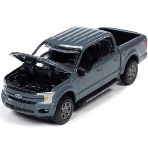 Manufacturer_Auto World Pickup Trucks<1/64 2019 Ford F-150 Abyss Gray, Auto World 2020 Release 3 Version A