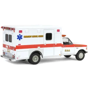 Manufacturer_Greenlight Collectibles Cars & Suvs | Emergency Vehicles<1/64 1995 Ford F-350 Ambulance, Detroit First Dept. EMS, First Responders, Hobby Exclusive