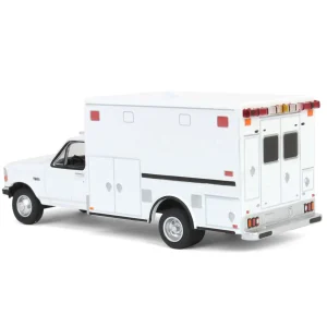 Manufacturer_Greenlight Collectibles Emergency Vehicles<1/64 1992 Ford F-350 Ambulance, White, Hobby Exclusive