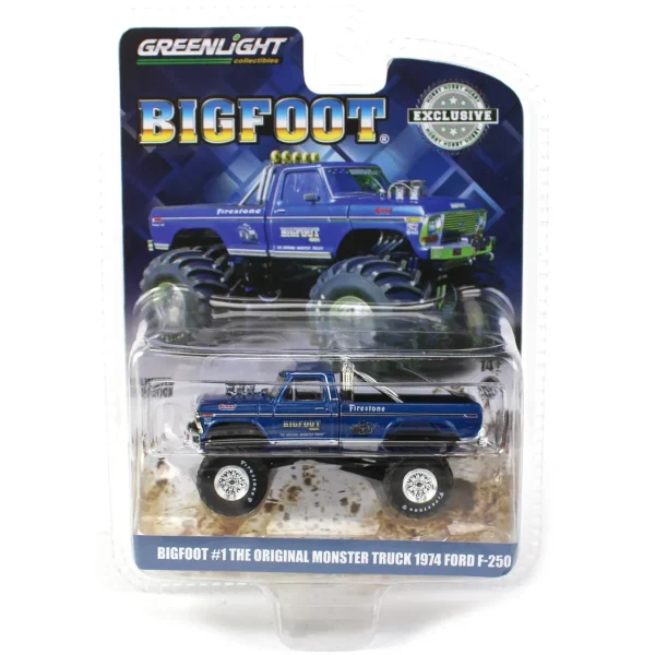 Manufacturer_Greenlight Collectibles Pickup Trucks<1/64 1974-79 Ford F-250 Bigfoot Original Monster Truck by Greenlight