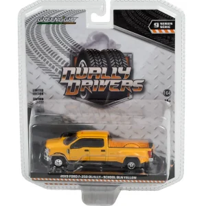 Manufacturer_Greenlight Collectibles Pickup Trucks<1/64 2019 Ford F-350 Dually, School Bus Yellow, Dually Drivers Series 9