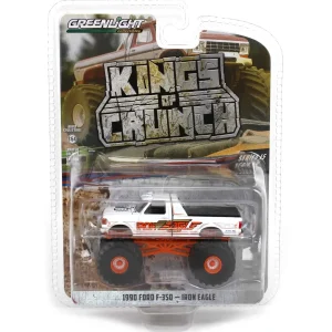 Manufacturer_Greenlight Collectibles Cars & Suvs | Pickup Trucks<1/64 1990 Ford F-350, Iron Eagle, Kings of Crunch Series 15