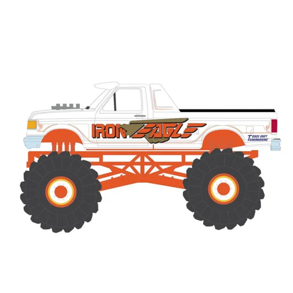 Manufacturer_Greenlight Collectibles Cars & Suvs | Pickup Trucks<1/64 1990 Ford F-350, Iron Eagle, Kings of Crunch Series 15
