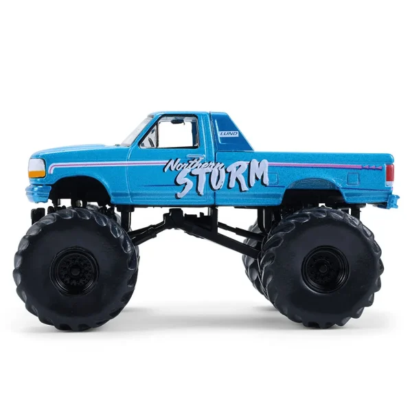 Manufacturer_Greenlight Collectibles Cars & Suvs | Pickup Trucks<1/64 1993 Ford F-250, Northern Storm, Kings of Crunch Series 16