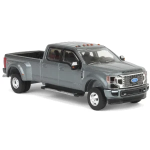 Manufacturer_Greenlight Collectibles Pickup Trucks<1/64 2022 Ford F-350 Platinum, Metallic Gray, Surplus Goodies Exclusive