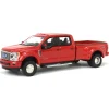 Manufacturer_Greenlight Collectibles Pickup Trucks<1/64 2020 Ford F-450 Platinum Super Duty Dually Pickup Truck, Rapid Red, Town & Country Exclusive