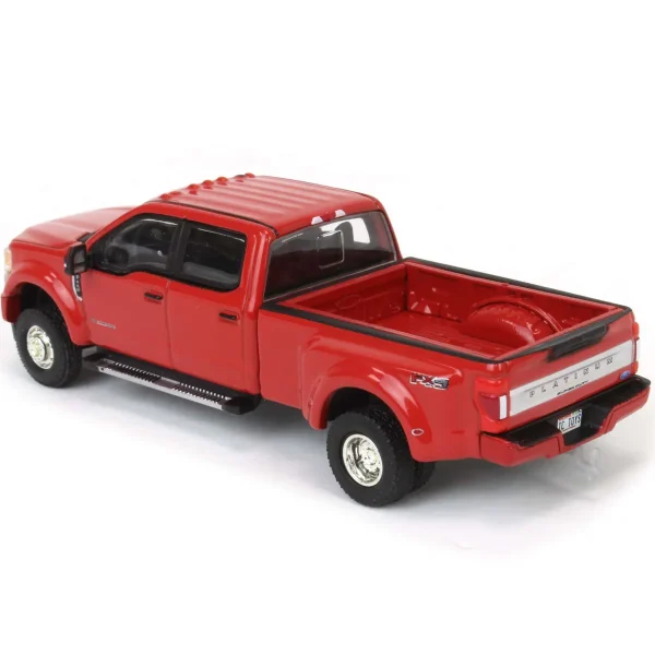 Manufacturer_Greenlight Collectibles Pickup Trucks<1/64 2020 Ford F-450 Platinum Super Duty Dually Pickup Truck, Rapid Red, Town & Country Exclusive
