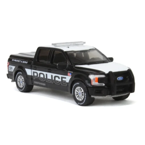 Manufacturer_Greenlight Collectibles Emergency Vehicles<1/64 2018 Ford F-150 Police Responder, To Protect & Serve, Hobby Exclusive