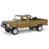 Manufacturer_Greenlight Collectibles Cars & Suvs | Pickup Trucks<1/64 1979 Ford F250 Ranger Lifted with Rollbar Mounted Spare Tire, Gold Metallic, All-Terrain Series 16