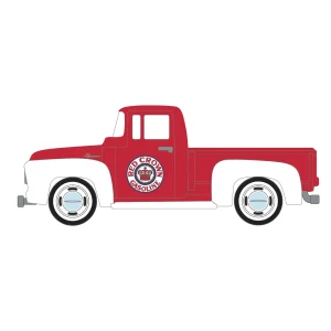 Manufacturer_Greenlight Collectibles Cars & Suvs | Pickup Trucks<1/64 1954 Ford F-100, Red Crown, Blue Collar Collection Series 14