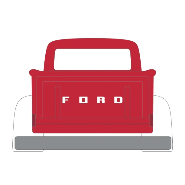 Manufacturer_Greenlight Collectibles Cars & Suvs | Pickup Trucks<1/64 1954 Ford F-100, Red Crown, Blue Collar Collection Series 14