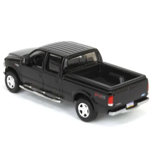 Manufacturer_Motormax Pickup Trucks<1/64 2004 Ford F-250 Super Duty Crew Cab Pickup Truck, Black, LP Diecast Garage Exclusive