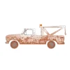 Manufacturer_Greenlight Collectibles Pickup Trucks | Tow & Straight Trucks<1/64 1973 Ford F-100 with Drop-In Tow Hook, Weathered White, Blue Collar Collection Series 14